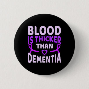 Is dikker dan dementie Alzheimerheimer bewustzijn Ronde Button 5,7 Cm