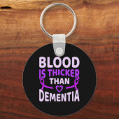 is dikker dan dementie alzheimerheimer bewustzijn sleutelhanger (Voorkant)