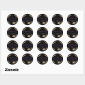 Is dit alles van hem? Een zeer existentiële schimm Ronde Sticker (Vel)
