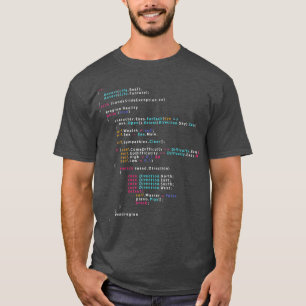 Is dit de echte coderingskleur van het leven? t-shirt