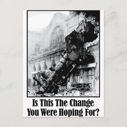 Is dit de verandering waar je op hoopte? briefkaart (Voorkant)