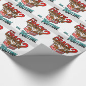 Is dit een barst? Nee, het is poutine. Cadeaupapier (Hoek)