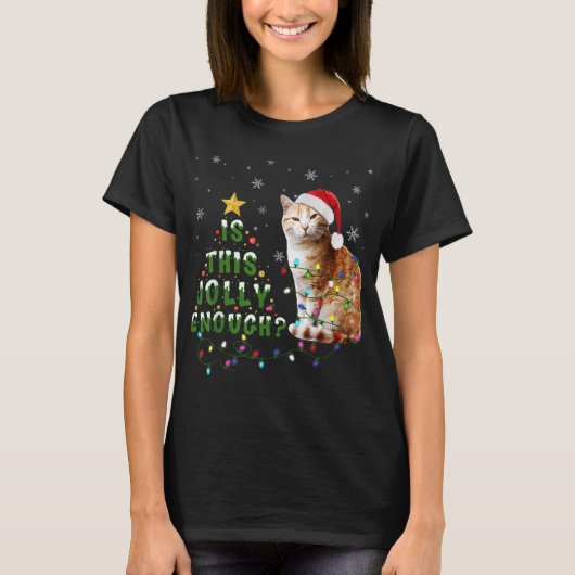 Is dit genoeg kerstkerstkerstmis met een klusje? t-shirt (Voorkant)