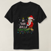 Is dit genoeg Noel Grumpy Elf Merry Christm? T-shirt (Design voorkant)