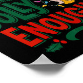 Is dit genoeg zwarte kat voor kerst met kerst? poster (Hoek)