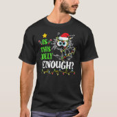 Is dit genoeg zwarte kat voor kerst met kerst? t-shirt (Voorkant)