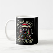 Is Dit Grappig Genoeg Grappige Kat Kerst Meme Koffiemok (Links)