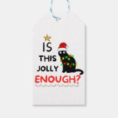 Is dit grappig genoeg, kerst grinch? cadeaulabel (Voorkant)