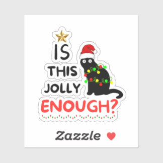 Is dit grappig genoeg, kerst grinch? sticker