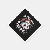 Is dit grappig genoeg? kerst-opossum sarcastisch servet (Hoek)