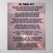 IS DIT HET? POEM-poster Poster (Voorkant)