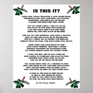 IS DIT HET? POEM-poster Poster