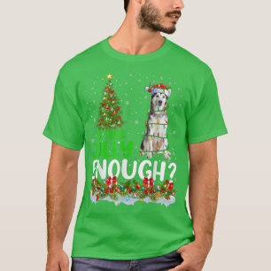 Is dit Jolly genoeg Santa Alaskan Malamute Christu T-shirt