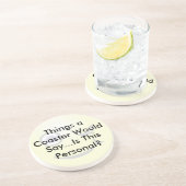 Is dit persoonlijke Onderzetter (Zijkant)