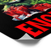 Is dit vrolijk genoeg kerst kat kerst lelijk xma poster (Hoek)