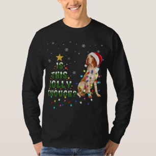 Is dit vrolijk genoeg Santa Bracco Italiano licht  T-shirt