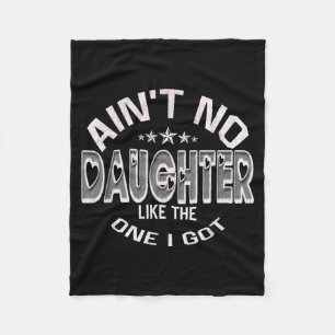 Is dochter niet zoals degene die een grappige fami fleece deken