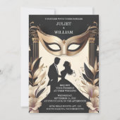 Is Dress Code Prom kostuum Masquerade Bal Bruiloft Kaart (Voorkant)