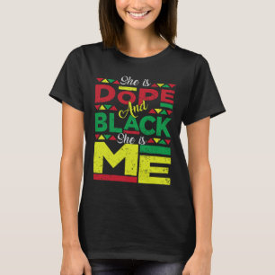 Is drug en zwart ze is mij zwarte geschiedenis mel t-shirt