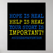 Is echte zelfmoordpreventie - poster (Voorkant)