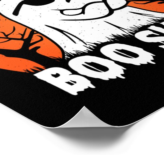 Is een aantal Boo Sheet Ghost Retro Grappig Hallow Poster (Hoek)