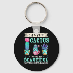 is een bewustzijn van een polycysteuze nierziekte sleutelhanger