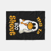 is een boekenblad spook in masker multiple scleros fleece deken (Voorkant (Horizontaal))