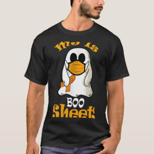 is een boekenblad spook in masker multiple scleros t-shirt