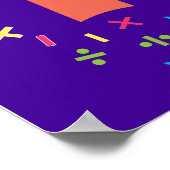 Is een goede dag om Wiskunde te doen Poster (Hoek)