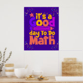 Is een goede dag om Wiskunde te doen Poster (Keuken)