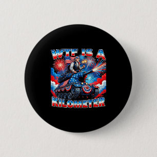 Is een kilometer grappig washington 4 juli grondle ronde button 5,7 cm