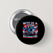 Is een kilometer grappig washington 4 juli grondle ronde button 5,7 cm (Voorkant /achterkant)