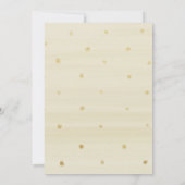  is een meisje bloemenuitnodiging Baby shower Kaart (Achterkant)