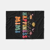 Is een Mimi aankondigings Moederdag Fleece Deken (Voorkant (Horizontaal))