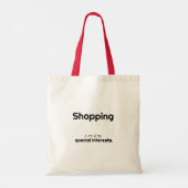 ... is een van mijn speciale interesses tote bag (Achterkant)