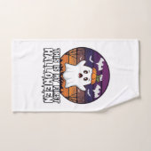 Is Eerste Halloween Geest Pompoen Hoed Vleermuizen Handdoek (Handdoek)
