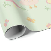Is eigenaar van Birthday Cadeaus Green Blue Flower Cadeaupapier (Rol Hoek)