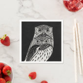 Is eigenaar van het zwart-witboek Napkins Servet (Insitu)