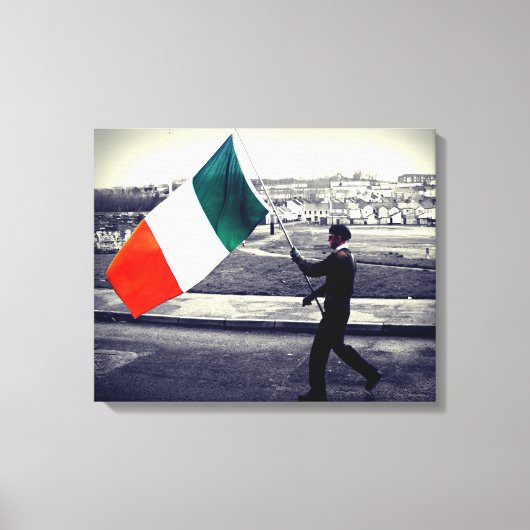 Is Eireannach mij? Canvas Afdruk (Voorkant)