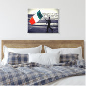 Is Eireannach mij? Canvas Afdruk (Insitu (Slaapkamer))