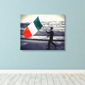 Is Eireannach mij? Canvas Afdruk (Insitu (Houten vloer))