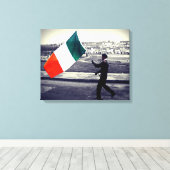 Is Eireannach mij? Canvas Afdruk (Insitu (Houten vloer))