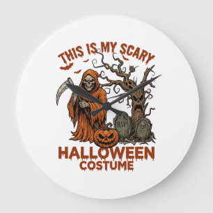 Is eng eng Halloween-kleding Oranje Reaper Pompoen Grote Klok