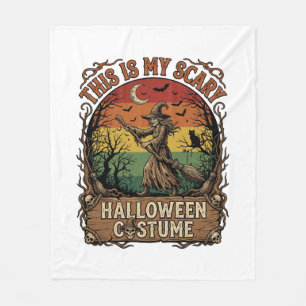 Is Eng Halloween Kostuum Heks Bezem Kat Fleece Deken