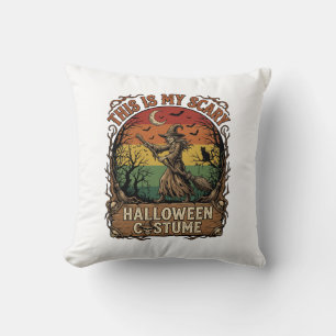 Is Eng Halloween Kostuum Heks Bezem Kat Kussen