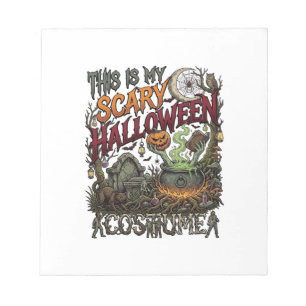 Is Eng Halloween Kostuum Ketel Pompoen Kat_1 Notitieblok