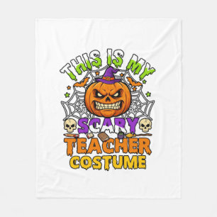 Is Enge Leraar Kostuum Haloween Pompoen Heks Ha Fleece Deken