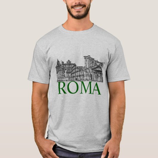 Is er al een Rome reissouvenir/DIY-tekst geweest! T-shirt (Voorkant)