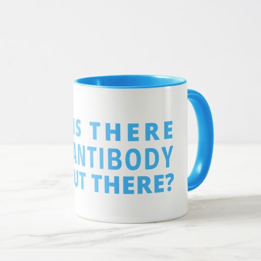 Is er antilichaam in het laboratorium? mok (Voorkant rechts)