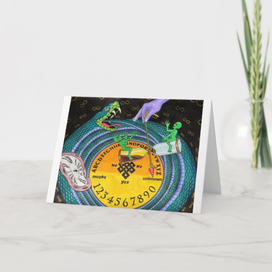 Is er een einde aan de tijd? kaart (Voorkant)